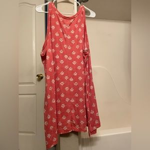 Old Navy Plus 4x Pink long pocketed tank top